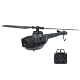 C128 2.4G 4CH 6-assige Gyro 1080P-camera Optische Flow Lokalisatie Hoogtebehoud Flybarless RC-helikopter RTF