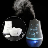 2.4l aceite esencial de la niebla del humedecedor del aroma de casa ultrasónico LED purificador del difusor de aire de la luz de la noche lonizer atomizador