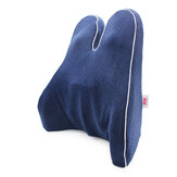 Almofada de apoio lateral lombar de espuma de memória para cintura cóccix proteger assento de carro ortopédico sofá escritório cadeira almofada traseira