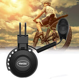 TWOOCアップグレードUSB充電電子自転車ベル防水50-100dB調節可能4モード低騒音自転車アラーム自転車アクセサリー