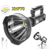 XANES XHP70 1500m Heldere LED-schijnwerper met statief 8000mAh USB-telefoonpowerbank Oplaadbare krachtige zoekflitser