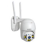 Cámara IP impermeable INQMEGA 1080P 360° PTZ H.264 HD versión nocturna Cámara de vigilancia doméstica WIFI para bebés Cámara de vigilancia doméstica WIFI para bebés