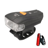 Juego de luces para bicicleta XANES® 600LM XPG + 2 LED faro de bicicleta 5 modos de carga USB con luz de advertencia trasera de 4 modos
