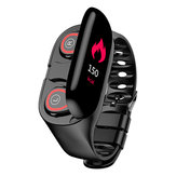 Bakeey M1 Kopfhörer Uhr Herzfrequenz-Blutdruckmessgerät Nachrichtenerinnerung Smart Watch
