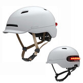 Casco per bicicletta Smart4U Upgraded SH50 intelligente con sensore di luce e avviso di frenata LED traspirante per Flido D4S