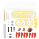 Professional Flute Repair Maintenance Tools Kit Screws+Gaskets+Pads+Dowels+Reed Musical Instrument Accessories And Case