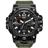 SMAEL 1545  純粋なカラーバンド   防水スポーツ  腕時計  デジタル  アナログ     デュアルディスプレイ   日本クォーツ時計
