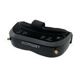 Lunettes AOMWAY Commander V1S FPV 5.8Ghz 64CH Diversity 3D HDMI DVR intégré Support de suivi de tête de ventilateur