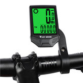 WEST BIKING Ordinateur de vélo sans fil avec grand écran de 2,36 pouces, étanche, compteur de vitesse, odomètre et chronomètre pour VTT et vélo de route