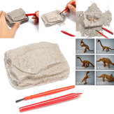 Dinosaur Fossils Excavation Kit Archaeology Dig Up History Skeleton Fun Kids Gift Toys 