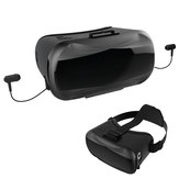 VR V5-2 Virtual Reality 3D Brille Headset mit Kopfhörer Stereo / Mikrofon für Handy
