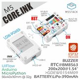 Kit de développement M5Stack® ESP32 Core Ink avec écran EInk de 1.54'' Terminal IoT «Livre électronique» Panneau de contrôle industriel