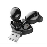 XG17 USB TWS Wireless Bluetooth 5.0 Auricolare Mini Light Earbuds IPX5 Impermeabile Smart Touch Cuffie con microfono