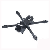 RJX 220mm Dingil Mesafesi 5mm Kol Karbon Fiberi RC Drone FPV Yarış Çerçevesi Kit 114g