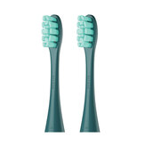 Original Oclean X PRO 2 piezas de repuesto Cepillo cabezales para cepillo de dientes sónico eléctrico automático Diente de limpieza profunda Cepillo cabezales