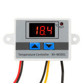جهاز تحكم في درجة الحرارة XH-W3001 AC220V بالحاسوب الرقمي مع مفتاح تحكم في درجة الحرارة وعرض
