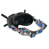 CQT Graffiti Fixed Strap Eleastic Head Strap with Cable Wire Protective Cover for DJI FPV Goggles Video Headset Band RC Drone