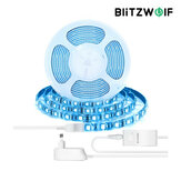 BlitzWolf® BW-LT11 2M / 5M Akıllı Uygulama Kontrolü RGBW LED Lamba Şerit Kit Amazon Alexa ile Çalışın Alexa Google Asistan Noel Süslemeleri Gümrükleme Noel Işıkları