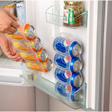 Honana CF-KT04 Caixa de armazenamento de latas Organizador de geladeira Geladeira Quatro estojos para garrafas de molho