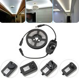 DC12V 4M SMD2835 24W Pure White Non-waterproof LED Strip Light with Dimmer Switch Power Supply