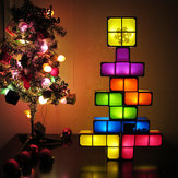 DIY Tetris Puzzle Novelty LED Night Light Stackable LED Desk Table Lamp Kids Toy Christmas Gift 
