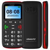 Vkworld Z3 1.77 Polegada 1000 mAh Bluetooth Sem Fio FM Lanterna Vibrador Senior Interface Fácil Feature Telefone