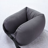 Travesseiro de viagem conversível Honana WX-P5 4 em 1 para dormir de lado ou nas costas, suporte lombar, almofada lavável