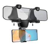Bakeey Universal Car Rearview Mirror Mobile Phone GPS Navigation Mount Holder Stand for POCO F3 X3 NFC 4.0-6.2 inch Devices