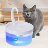 Máy phun nước tự động 2L cho mèo + bát cho chó bằng USB có đèn LED thông minh để thú cưng uống nước Bộ lọc chất lượng cao chống ô nhiễm Multi