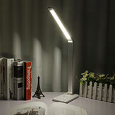 Lâmpada de mesa com carga USB + Carregador sem fio QI para telefone LED, luz para leitura em casa