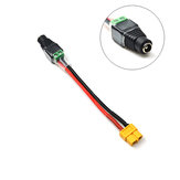DC Female Plug To XT60 Female Plug Charging Adapter Cable For ISDT Charger