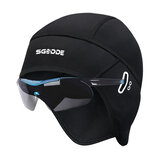 SGODDE Cycling Caps Winter Man Woman Sport Fleece Hats Windproof Thermal Bicycle Head-wear Running Ski