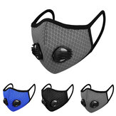 BIKIGHT Προστατευτική μάσκα προσώπου με αναπνέει ενεργό άνθρακα PM2.5 με διπλή βαλβίδα