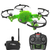 Eachine Q90C Flyingfrog FPV RC Racing Drone Quadricóptero 1000TVL Câmera VR006 Goggles Switch Freq Transmitter