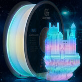 [EU Direct] Geeetech® Glow PLA Gradient 1.75mm 1kg تدرج بريق في الظلام للطباعة ثلاثية الأبعاد ضوء ليلي أصفر مضيء اللون طابعة ثلاثية الأبعاد