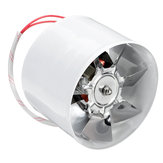 4Inch 100mm Inline Duct Fan Booster 25W Exhaust Blower Air Cooling Vent 140m3/h Ventilation Fan