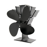 IPRee® 8,8 inç 5 Bıçaklı Şömine Fanı Odun Yakıtlı Fırın Termal Isı Gücü Fanı