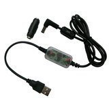 Прозрачный MXK 2 в 1 Силовой кабель для зарядки Батарея Зарядный кабель C Микропорт запчасти для RC SKYZONE / FatShark FPV Очки