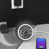 X10 Night Light Bluetooth5.0 Alto-falante Alarme Relógio Radio Desktop Relógio Carregador de telefone USB Rádio FM