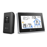 Digoo DG-TH8380 Draadloze Thermometer Hygrometer Touchscreen Weerstation Met Thermometer Buitenvoorspelling Sensor Klok