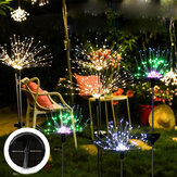 Zonnevuurwerkslinger Licht 90/120/150 LED Lamp Buiten Tuinfeest Kerstversiering Lichten