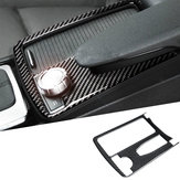 Carbon Fiber Center Water Cup Holder Frame Cover Trim For Benz C Class W204 2008-2013