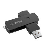 BlitzWolf® BW-UP2 USB3.2 Gen 2 Flash Drive 64/128 / 256GB Pendrive Draagbaar U Disk Thumb Drive 360 ° roterende geheugenschijf