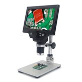 MUSTOOL G1200 Microscópio Digital 12MP Tela Colorida Grande de 7 Polegadas Base Amplada Display LCD 1-1200X Contínuo