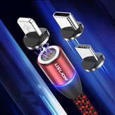 Uslion 3-in-1 Type C Micro USB Магнитный кабель для быстрой зарядки для Huawei P30 Pro Mate 30 5G Mi9 9Pro K20 Pro K30 S10 + Note 10