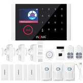 CS108 Wifi+GSM+GPRS Alarm System Intelligent Voice Video Doorbell App Remote Control RFID Card Home Security