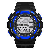 HONHX S716 Fashion Colorful Night Light Men Alarm Clock Week Display Sport Digital Watch