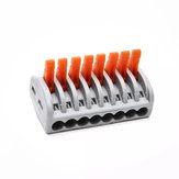20PCS PCT-218 8Pin Universal Connectors Terminals Electric Cable Wire Connector Terminal Block Cable Terminals