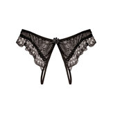 Lace See Through Attractive Underwear Low Waisted Thong Panties