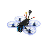 HGLRC Sector132 4K 132mm F4 3-4S Drone de Corrida FPV de 2,5-3 Polegadas PNP BNF com Câmera Caddx Tarsier 4K V2